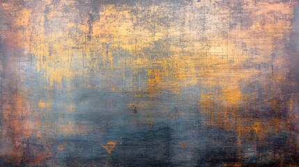 Obraz premium Abstract Grunge Texture Background, Golden, Gray, Brown Hues