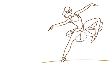 A woman in a white dress is dancing on a stage