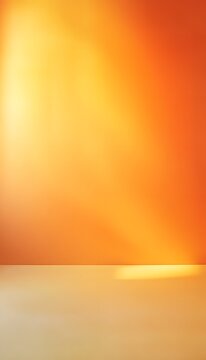 Empty studio background with light gradient and colorful space
