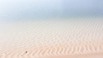 Minimalist seascape, soft pastel colors, horizon line, gentle gradient, tranquil atmosphere, misty sea, hazy sky, abstract composition, serene ocean view, subtle tones