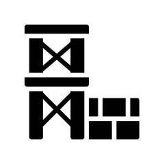 scaffolding glyph icon