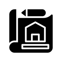 architect glyph icon