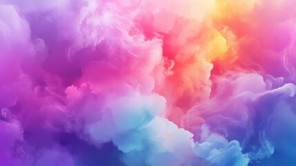 Obraz premium Dreamy pastel swirls of color.