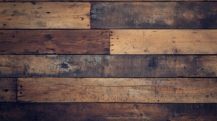 Rustic Weathered Wooden Planks Background Texture