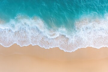 aerial View of Beach Shoreline
