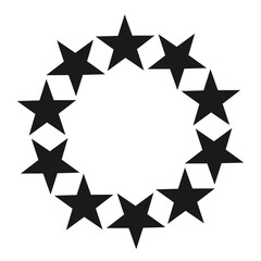Star and Circular Ornament Patterns – Minimalist Vector Design