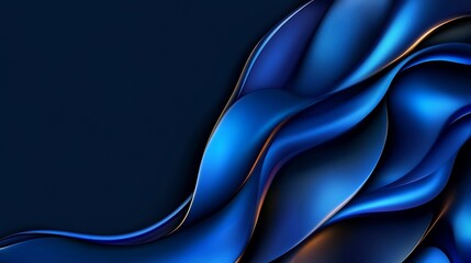 Abstract Blue Swirls: A Digital Art Masterpiece