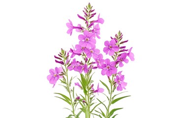 Naklejka premium Wildflower AI Art Isolated In Clean Background