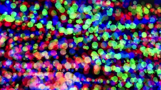 moving mass of bubbles