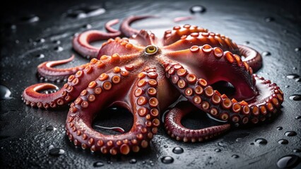 Exquisite octopus photography: showcasing gourmet seafood, ocean wonders, and aquatic life.