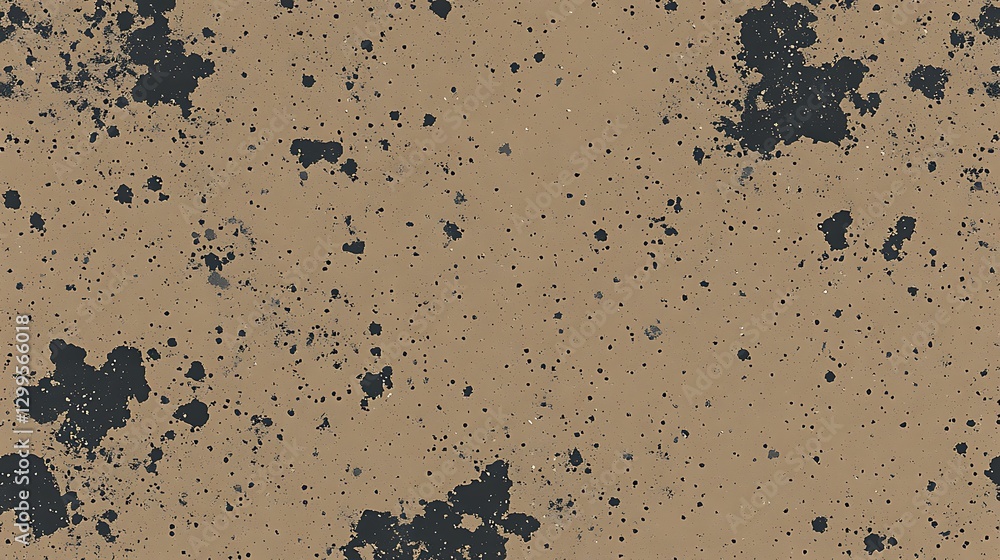 Poster earthy brown surface with random dark speckles abstract background design for texture pattern needs