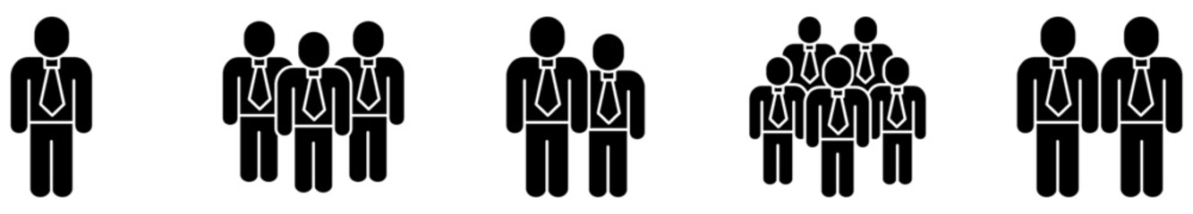 Icon set includes user, person, group, and team icons