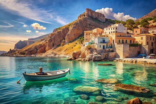 Levanzo Island, Egadi Islands, Sicily: Stunning Sea View Candid Photo