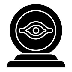 crystal ball Solid icon