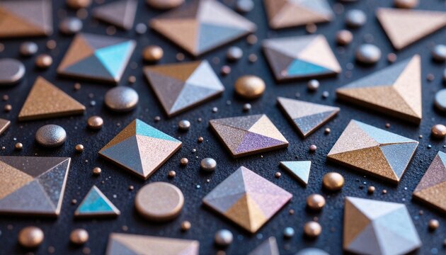Colorful Glittery Confetti Bokeh Background