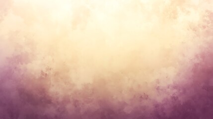 Gradient Background with Watercolor Texture Effect in Light Yellow and Purple Shades for Creative Projects