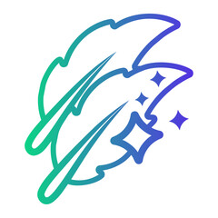 Obraz premium levitation Line Gradient Icon