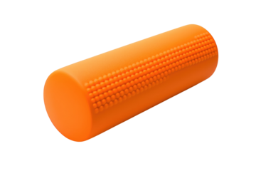  foam roller on transparent background