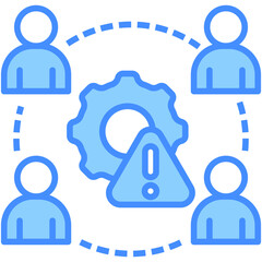 Fototapeta premium Management Icon