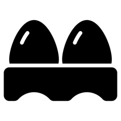 Egg Glyph Icon