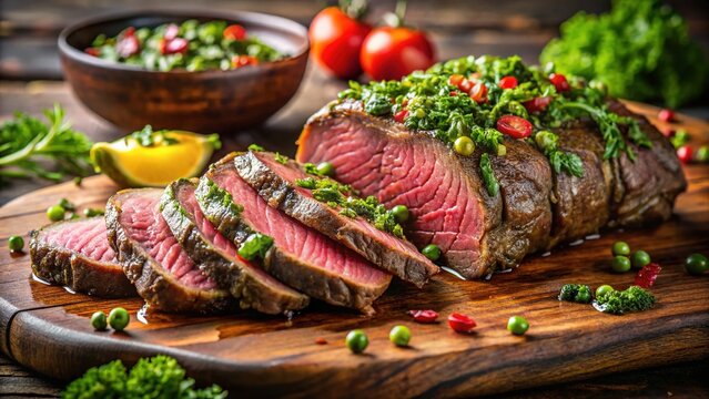 Chimichurri Beef Tri-Tip Engineering Illustration