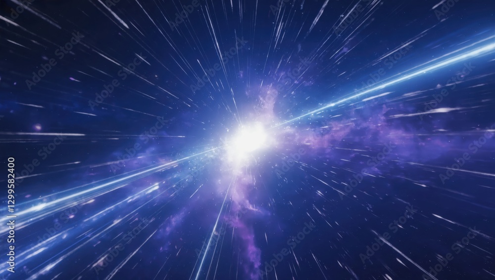 Poster Exploring cosmic phenomena space digital universe dynamic view astronomy