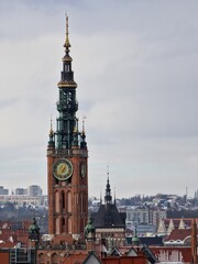 Fototapeta premium Zabytkowy Ratusz w Gdańsku: Piękno Historycznej Architektury