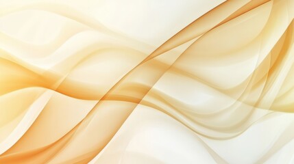 Obraz premium Abstract gold and white waves