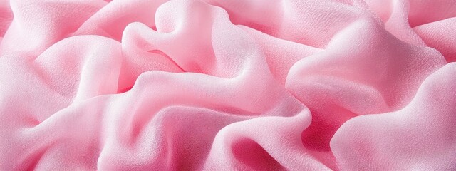 Obraz premium background pink texture silk fabric soft cloth pattern satin abstract. beauty paper curtain red smooth material wave purple color pastel textile girl wall velvet silky noise romantic white glitter