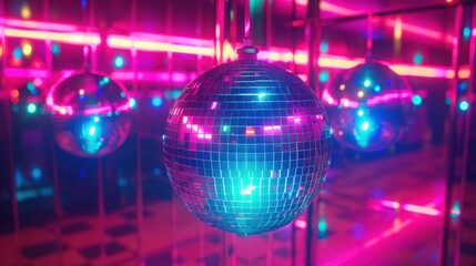 Neon Party Lights: Bright, electrifying lights in neon shades of pink, blue, and green, adding energy and excitement to nightclubs, parties, and celebrations.
