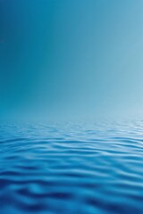 Close-Up of Calm Blue Ocean Waves with Soft Ripples

