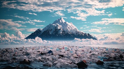 Majestic Mountains  Plastic Pollution  Ocean Waste Crisis