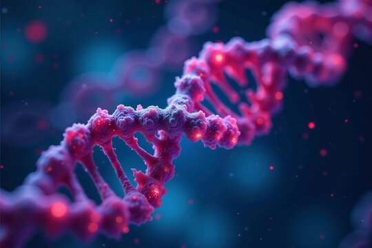 Close up image of AAV gene therapy in lab setting , science, genetic engineering, technology