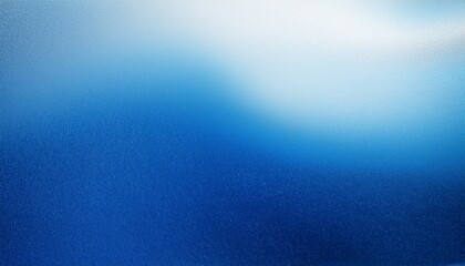 Fototapeta premium Blue white abstract grainy textured background, smooth color flow, noise texture effect, copy space