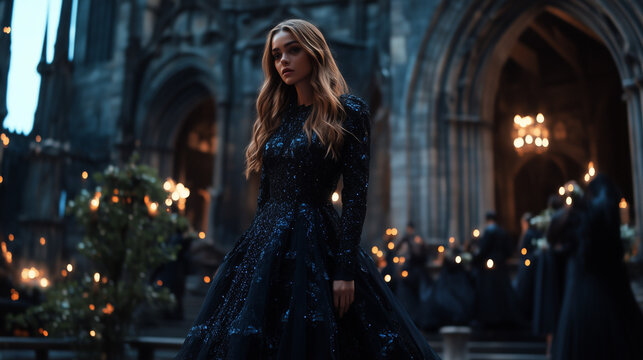 Fantasy-Inspired Night Court Dress from ACOTAR