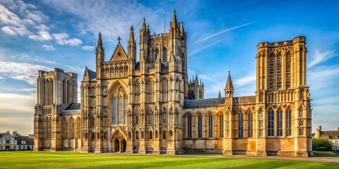 Fototapeta premium Minimalist Wells Cathedral Somerset England Gothic Architecture