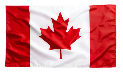 Canadian flag isolated on a transparent background