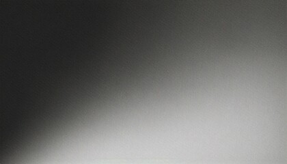 Obraz premium Grainy gradient background, grayscale black white monochrome abstract noise texture grey banner poster backdrop design