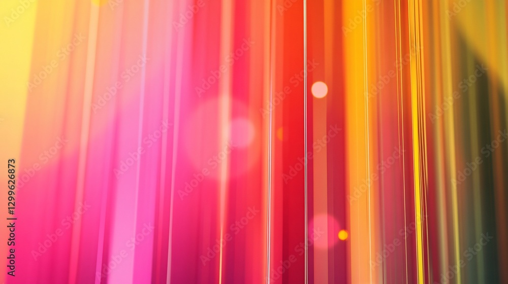 Poster colorful abstract background with vertical lines and light effects using vibrant colors