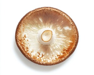 Fresh Portobello Mushroom Top View