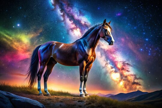 Night Photography Horse Color Chart: Stunning Equine Hues Under the Stars