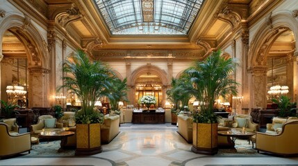 Grand Lobby of The Pierre Hotel, New York: Opulence and Serenity