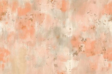 Fototapeta premium Peach and beige abstract brush strokes background for artistic design and use