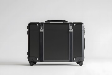 Photorealistic Suitcase AI Art Isolated In Clean Background