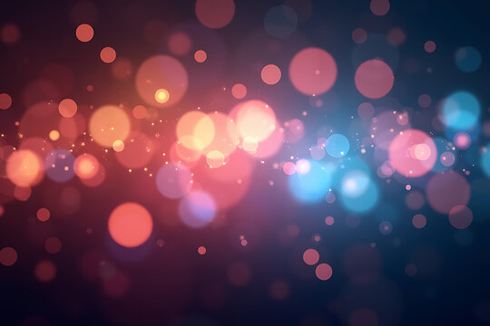 A soft-focus background with glowing bokeh orbs of various sizes and colors, creating a serene, ethereal atmosphere with a touch of surreal elegance. AI-generated