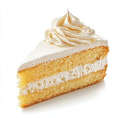 Classic Vanilla Cake Slice