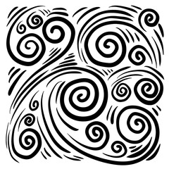 Calligraphic swirl flourish. wedding card decor curls swirles dividers vector set. Black curly thin lines, filigree ornaments collection, handdrawn doodle design element.