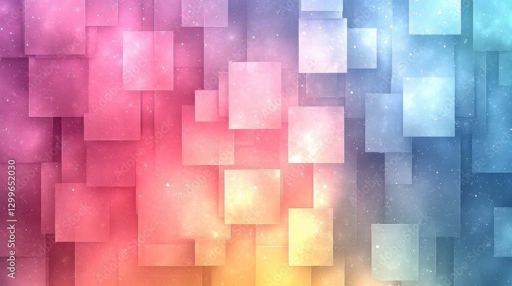 Poster colorful abstract background with soft shapes and gradients for creative designs and digital art pro