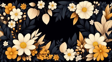Floral arrangement design creative studio graphic art modern aesthetic close-up view