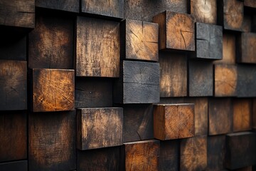 Wood Block Wall Decor